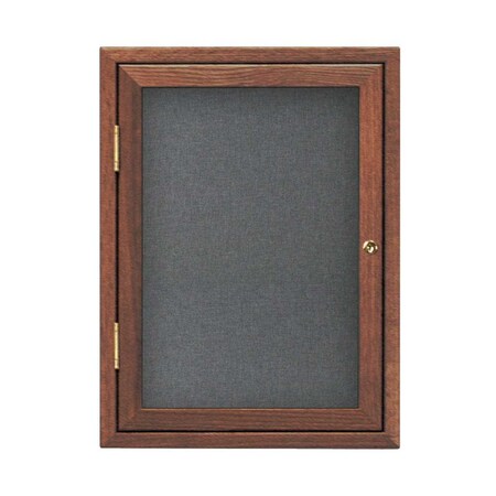 United Visual Products Sliding Glass Door Radius Letterboard, 72"x48", Satin/Burgundy UV9023ACS-SATIN-BURGUN